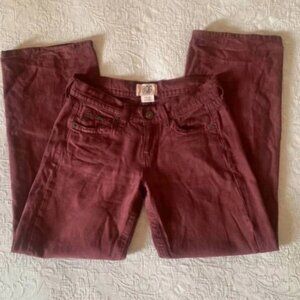BDG kayla low rider burgundy jeans